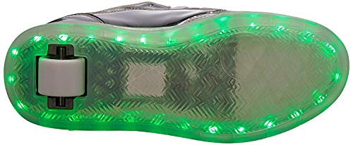 Heelys, Zapatillas de Deporte, Plateado (Silver Chrome 000), 33 EU Heelys, Zapatillas de Deporte, Plateado (Silver Chrome 000), 33 EU