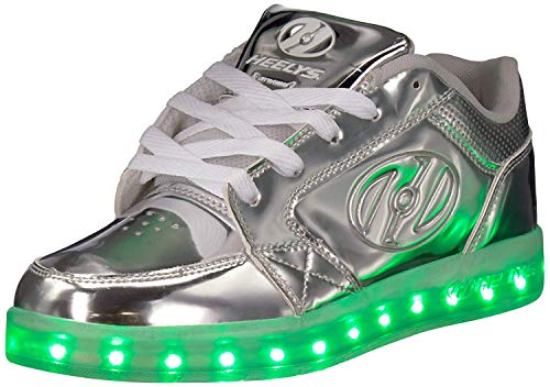 Heelys, Zapatillas de Deporte, Plateado (Silver Chrome 000), 33 EU Heelys, Zapatillas de Deporte, Plateado (Silver Chrome 000), 33 EU