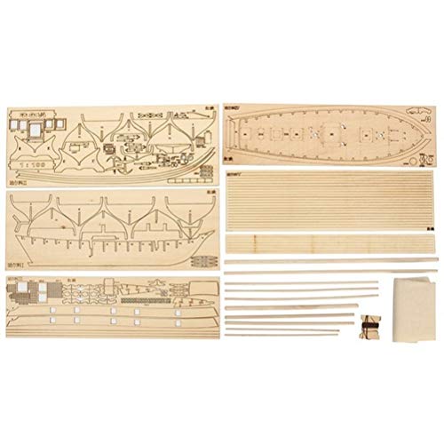HEITIGN 1/100 Modelos de barcos de madera, Kit de barco de madera de bricolaje, Escala de modelo de barco de madera Hobby, Kit de modelo de madera de barco de vela Decoración de modelo HEITIGN 1/100 Modelos de barcos de madera, Kit de barco de madera de bricolaje, Escala de modelo de barco de madera Hobby, Kit de modelo de madera de barco de vela Decoración de modelo