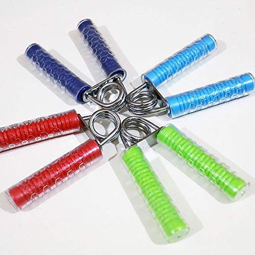 Hekit - Mancuernas para entrenamiento de dedos, antebrazos, entrenamiento de dedos, fortalecimiento de la fuerza de agarre, entrenamiento de mano, entrenamiento de antebrazos, ajustable, color azul Hekit - Mancuernas para entrenamiento de dedos, antebrazos, entrenamiento de dedos, fortalecimiento de la fuerza de agarre, entrenamiento de mano, entrenamiento de antebrazos, ajustable, color azul