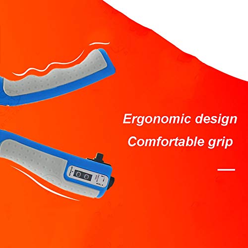 Hekit Sports - Entrenador de manos para antebrazo (ajustable, fuerza de agarre, para fortalecer la musculatura de la mano, mancuerna, antebrazo, musculatura, color gris Hekit Sports - Entrenador de manos para antebrazo (ajustable, fuerza de agarre, para fortalecer la musculatura de la mano, mancuerna, antebrazo, musculatura, color gris