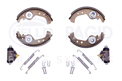 HELLA PAGID 8DB 355 003-091 Juego de zapatas de frenos Shoe Kit, Eje trasero