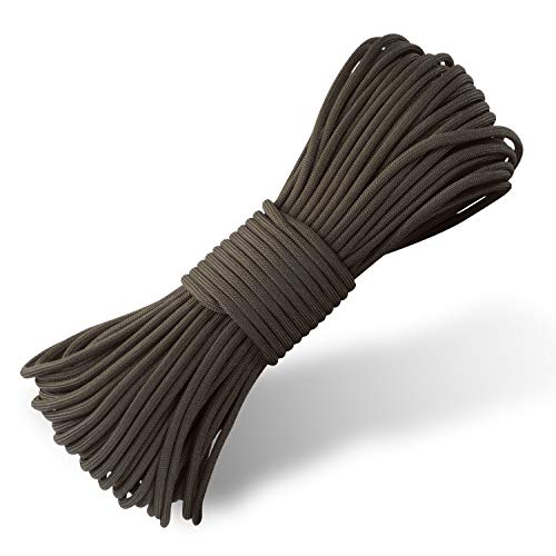 HellDoler Cuerda Paracord,30 Metros de Nylon Cuerda de Supervivencia para Camping y Otra Actividades al Aire Libre (Ejercito Verde) HellDoler Cuerda Paracord,30 Metros de Nylon Cuerda de Supervivencia para Camping y Otra Actividades al Aire Libre (Ejercito Verde)