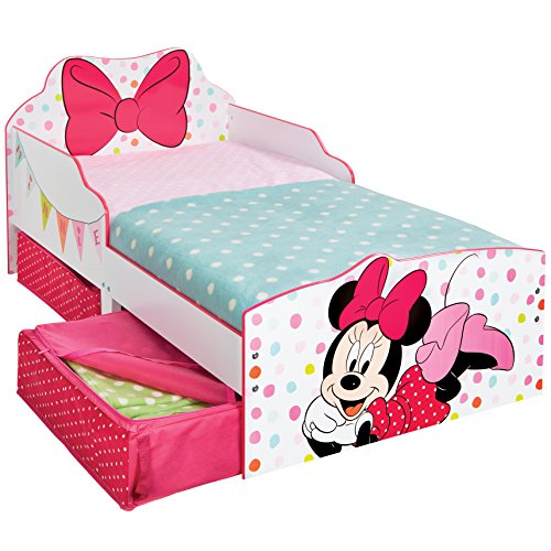 Hello Home Cama Infantil de Madera con Cajón Inferior, Blanco, 142 x 77 x 63 cm Hello Home Cama Infantil de Madera con Cajón Inferior, Blanco, 142 x 77 x 63 cm