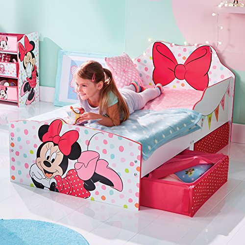 Hello Home Cama Infantil de Madera con Cajón Inferior, Blanco, 142 x 77 x 63 cm Hello Home Cama Infantil de Madera con Cajón Inferior, Blanco, 142 x 77 x 63 cm