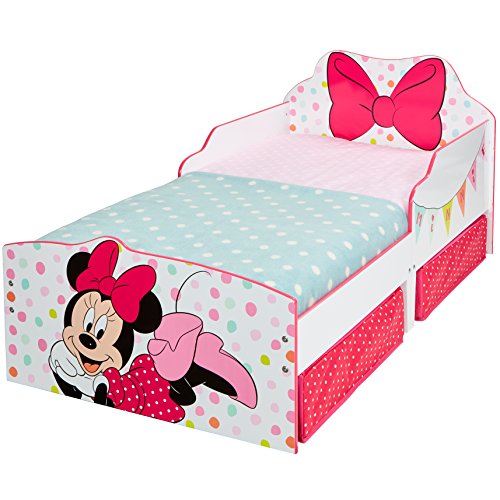 Hello Home Cama Infantil de Madera con Cajón Inferior, Blanco, 142 x 77 x 63 cm Hello Home Cama Infantil de Madera con Cajón Inferior, Blanco, 142 x 77 x 63 cm