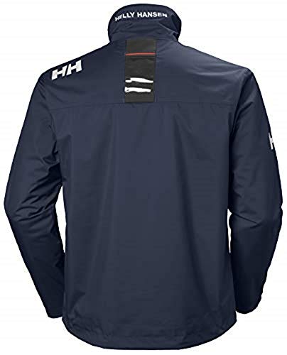 Helly Hansen Crew Midlayer Chaqueta deportiva impermeable, Hombre, Azul (Azul Navy 597), M