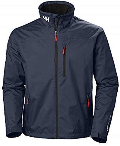 Helly Hansen Crew Midlayer Chaqueta deportiva impermeable, Hombre, Azul (Azul Navy 597), M