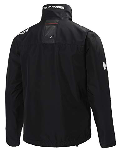 Helly Hansen Crew Midlayer Chaqueta deportiva impermeable, Hombre, Negro (Black 990), XXL Helly Hansen Crew Midlayer Chaqueta deportiva impermeable, Hombre, Negro (Black 990), XXL