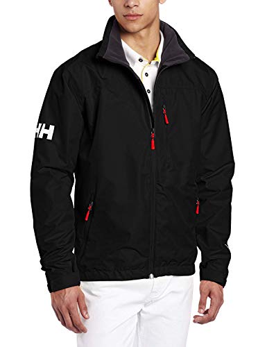 Helly Hansen Crew Midlayer Chaqueta deportiva impermeable, Hombre, Negro (Black 990), XXL Helly Hansen Crew Midlayer Chaqueta deportiva impermeable, Hombre, Negro (Black 990), XXL