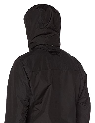 Helly Hansen Dubliner Jacket Chaqueta Chubasquero para Hombre de Uso Diario y para Actividades marítimas con la tecnología Helly Tech, Negro, L