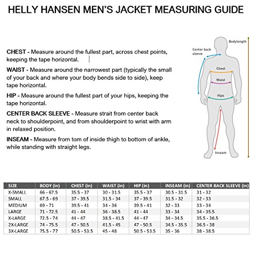 Helly Hansen Seven J Chaqueta Impermeable con Forro de Secado rápido, Cortaviento y Transpirable para Hombre y para Uso Diario, Azul (Marino), M