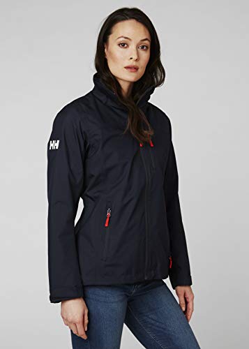 Helly Hansen W Crew Midlayer Jacket Chaqueta Impermeable, Mujer, Navy, S