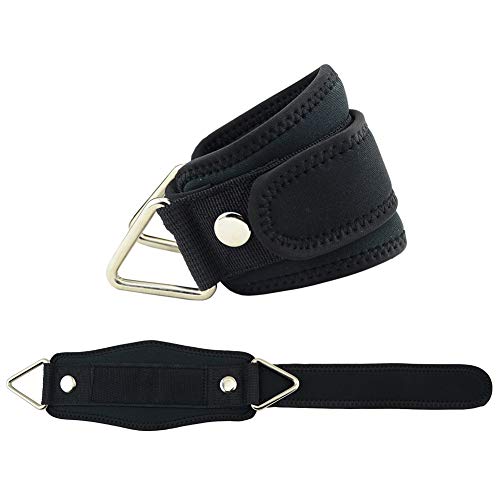 HemeraPhit Correas de tobillo para máquina de cable, gimnasio, entrenamiento, tobilleras acolchadas para ejercicio de piernas HemeraPhit Correas de tobillo para máquina de cable, gimnasio, entrenamiento, tobilleras acolchadas para ejercicio de piernas