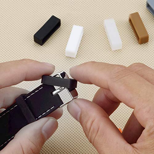 Hemobllo Correa de Reloj de Repuesto de 10 Piezas con Correa de Reloj de Goma y Correa de retención Anillo de Correa Anillo de Silicona para Relojes de Pulsera (Color Mixto 20 mm) Hemobllo Correa de Reloj de Repuesto de 10 Piezas con Correa de Reloj de Goma y Correa de retención Anillo de Correa Anillo de Silicona para Relojes de Pulsera (Color Mixto 20 mm)