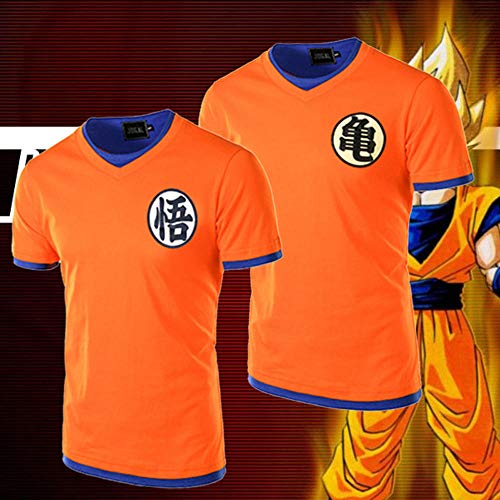 hengGuKeJiYo Anime Dragon Ball Camiseta con Capucha para Hombre, 3D Super Sai-YAN Dragonball Z Son Goku Cosplay Mujeres Sudaderas con Capucha Sudaderas