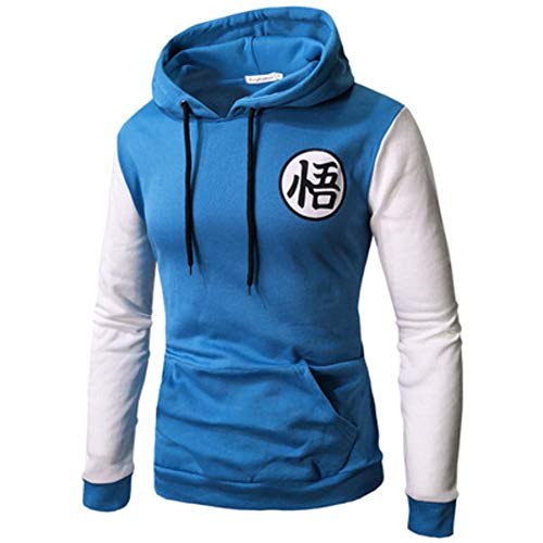 hengGuKeJiYo Anime Dragon Ball Camiseta con Capucha para Hombre, 3D Super Sai-YAN Dragonball Z Son Goku Cosplay Mujeres Sudaderas con Capucha Sudaderas