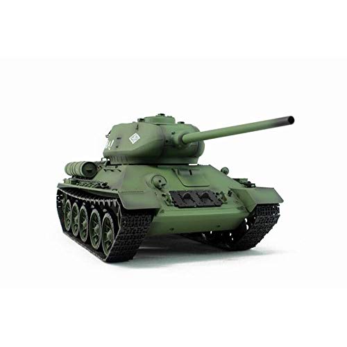 HengLong Tanque de combate ruso T-34/85 1:16 – humo y sonido + engranaje de metal y 2,4 GHz