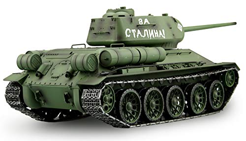 HengLong Tanque de combate ruso T-34/85 1:16 – humo y sonido + engranaje de metal y 2,4 GHz HengLong Tanque de combate ruso T-34/85 1:16 – humo y sonido + engranaje de metal y 2,4 GHz