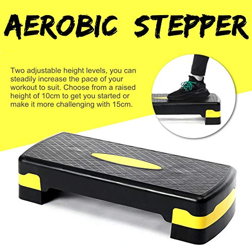 HEN'GMF Step para Fitness; Ajustable en 2 Alturas; Stepper Aerobic para su Gimnasio en casa,I