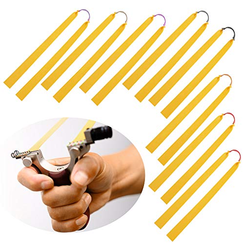 Heqishun 8 Tiras Gomas para Tirachinas Professional, Bandas de Goma para Tirachinas, Tira de Goma Plana Tirachinas Adecuado para Cazar Tirachinas y Actividades Recreativas Heqishun 8 Tiras Gomas para Tirachinas Professional, Bandas de Goma para Tirachinas, Tira de Goma Plana Tirachinas Adecuado para Cazar Tirachinas y Actividades Recreativas