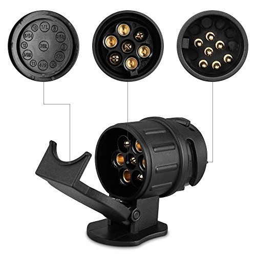 HEQUN Colgante Adaptador, Adaptador para automóviles y Colgante 13 Pines a 7 Pines (Adaptador/Auto de Remolque de 13 Pines a 7 Pines Colgante) HEQUN Colgante Adaptador, Adaptador para automóviles y Colgante 13 Pines a 7 Pines (Adaptador/Auto de Remolque de 13 Pines a 7 Pines Colgante)