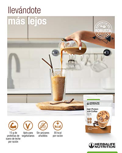Herbalife - Proteina sabor a Café Helado - High Protein Iced Coffee Latte macchiato 308 g