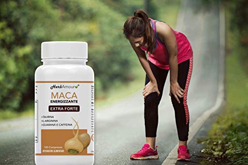 Herbamour Maca | 180 Capsulas Por 6 Meses De Alta Dosis En E.S. + L-Arginina + Vitamina B6 + Zinc + Taurina + Guaraná + Maca Peruana Con Extracto De Maca Andina | Proporción 10:1 | Calidad Italiana Herbamour Maca | 180 Capsulas Por 6 Meses De Alta Dosis En E.S. + L-Arginina + Vitamina B6 + Zinc + Taurina + Guaraná + Maca Peruana Con Extracto De Maca Andina | Proporción 10:1 | Calidad Italiana