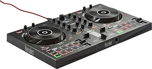 Hercules DJControl Inpulse 300 – Controlador DJ USB – 2 Pistas con 16 Pads y Tarjeta de Sonido – Incluye Software y Tutoriales, Multicolor Hercules DJControl Inpulse 300 – Controlador DJ USB – 2 Pistas con 16 Pads y Tarjeta de Sonido – Incluye Software y Tutoriales, Multicolor