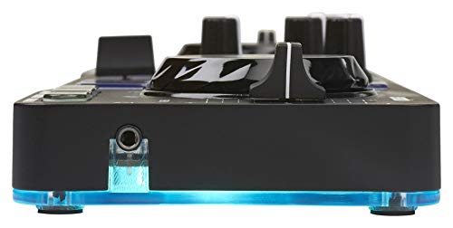 Hercules DJControl Starlight - Controlador de DJ USB portátil 2 Pistas con 8 Pads/Tarjeta de Sonido para PC/Mac, Multicolor Hercules DJControl Starlight - Controlador de DJ USB portátil 2 Pistas con 8 Pads/Tarjeta de Sonido para PC/Mac, Multicolor