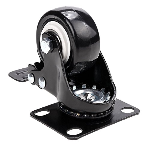 Herenear 50mm Ruedas Pivotantes ruedas giratorias para Muebles con Carga Mayor de 400Kg Set de 4 Ruedas de Hierro con Freno de Goma Negro (type 1) Herenear 50mm Ruedas Pivotantes ruedas giratorias para Muebles con Carga Mayor de 400Kg Set de 4 Ruedas de Hierro con Freno de Goma Negro (type 1)