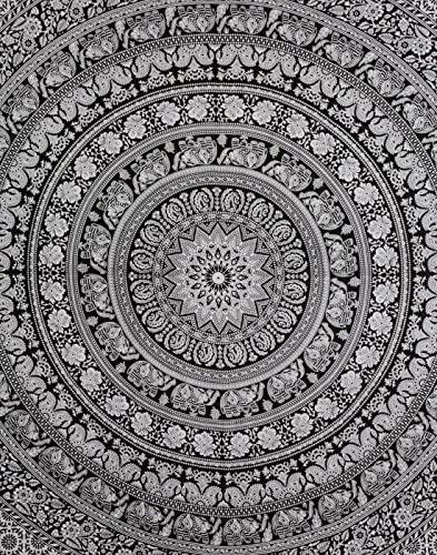 Hermosa christmasTwin Hippie Tapiz Tapiz Doble Blanco y Negro Hippie Mandala elefante Tapiz playa india tradicional tiro arte de la pared del dormitorio de la universidad de Bohemia colgante de pared de Boho gemelas Colcha Tapices Hermosa christmasTwin Hippie Tapiz Tapiz Doble Blanco y Negro Hippie Mandala elefante Tapiz playa india tradicional tiro arte de la pared del dormitorio de la universidad de Bohemia colgante de pared de Boho gemelas Colcha Tapices