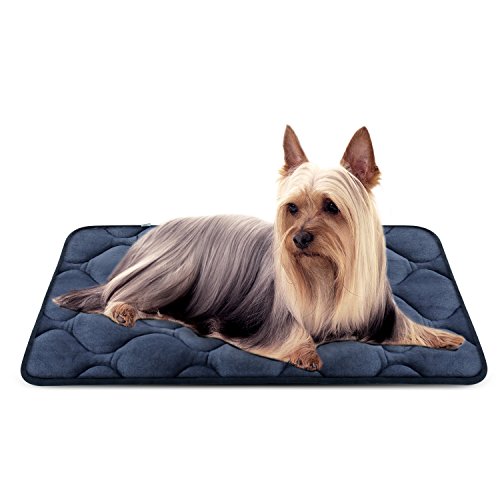 Hero Dog Cama Colchoneta Perro Pequeña Lavable S, Cojines para Mascotas Antideslizante Vellón Almohadilla Suave 70x50 cm