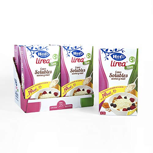 Hero Línea - Copos Solubles de Avena y Miel con Vitaminas y Hierro, Bajo en Calorías - Pack 6 x 125 g Hero Línea - Copos Solubles de Avena y Miel con Vitaminas y Hierro, Bajo en Calorías - Pack 6 x 125 g