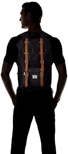 Herschel Supply Co. Little America, Mochila de a diario Unisex Adulto, Negro (Black/Brown), Talla única