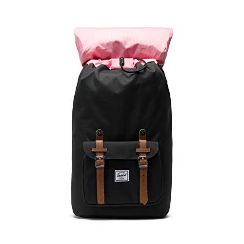 Herschel Supply Co. Little America, Mochila de a diario Unisex Adulto, Negro (Black/Brown), Talla única Herschel Supply Co. Little America, Mochila de a diario Unisex Adulto, Negro (Black/Brown), Talla única