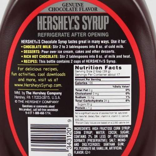 Hershey´s, Sirope de chocolate - 680 gr Hershey´s, Sirope de chocolate - 680 gr