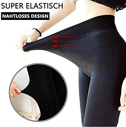 Heyzen Super Thick Cashmere Wool Leggings,Ladies Winter Plush Warm High Waist Elastic Slim Pants,Solid Winter Warm Tight Thick Leggings (Black, M) Heyzen Super Thick Cashmere Wool Leggings,Ladies Winter Plush Warm High Waist Elastic Slim Pants,Solid Winter Warm Tight Thick Leggings (Black, M)