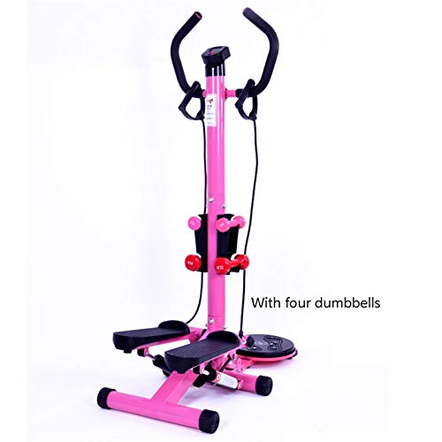 HFDXG Principiante Inicio Femenino Pérdida de Peso Silent Artifact Pedal Pedal Máquina Deportes Fitness Equipo Pequeña Estufa de la Estufa (Color : Pink, Size : 31x48inch)