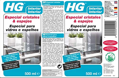 HG 142050109 - Especial Cristales y Espejos (envase de 0,5 L) HG 142050109 - Especial Cristales y Espejos (envase de 0,5 L)