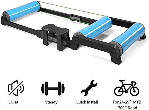 HGFLYL Rodillos de Entrenamiento Interior en casa Ejercicio Ciclismo Entrenamiento Fitness Bicicleta Trainer Road Rollers (Color Roller Trainer) Roller Trainer