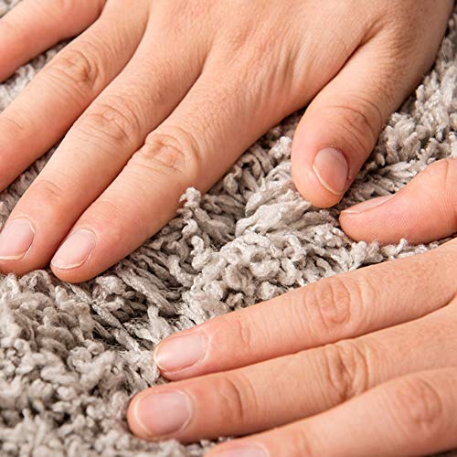 HH- Alfombras, Alfombras Zona Blanda - Grueso Denso De Calidad De 50 Mm Pila De Alfombras Lavables - Modern Luxury Shaggy Alfombras For El Piso, Hogar, Guardería, Alquiler De La Sala De Estar, Gris HH- Alfombras, Alfombras Zona Blanda - Grueso Denso De Calidad De 50 Mm Pila De Alfombras Lavables - Modern Luxury Shaggy Alfombras For El Piso, Hogar, Guardería, Alquiler De La Sala De Estar, Gris