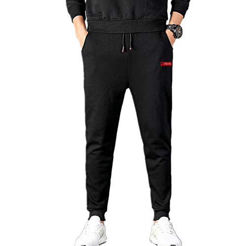 Hhckhxww Pantalones Pantalones De Salud para Hombre OtoñO E Invierno Pantalones Deportivos Informales Sueltos Pantalones De Hombre MáS Gruesos De Terciopelo MáS Gordos Pantalones De Talla Grande