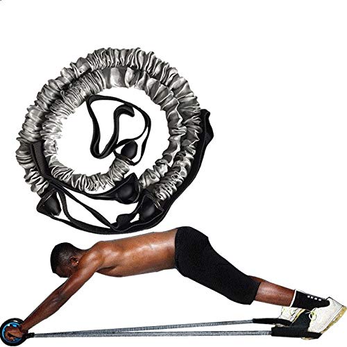 HHUPII AB Roller Big Wheel Trainer de músculo Abdominal para Fitness ABS Core Trabajo ABDIOS Músculos Abdominales Entrenamiento Inicio Gimnasio Fitness Equipos (Color : Blue)