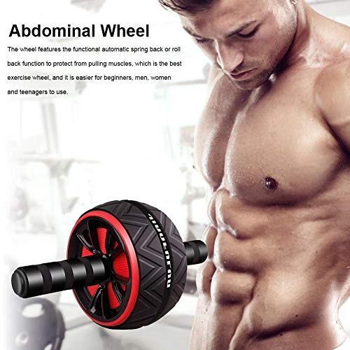 HHUPII AB Roller Big Wheel Trainer de músculo Abdominal para Fitness ABS Core Trabajo ABDIOS Músculos Abdominales Entrenamiento Inicio Gimnasio Fitness Equipos (Color : Yellow)