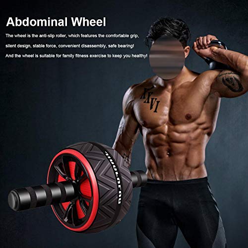 HHUPII AB Roller Big Wheel Trainer de músculo Abdominal para Fitness ABS Core Trabajo ABDIOS Músculos Abdominales Entrenamiento Inicio Gimnasio Fitness Equipos (Color : Yellow)