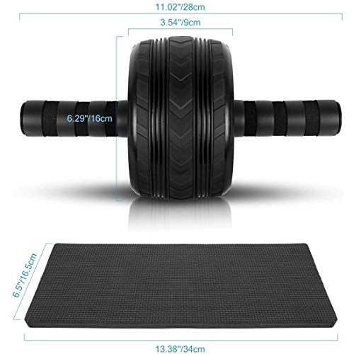 HHUPII AB Roller Power Wheels Machine Push Up Bar Skipping Salto Cuerda Casa Inicio Gimnasio Y Ejercicio Equipo De Entrenamiento Abdominal Entrenador De Músculos (Color : Clear)