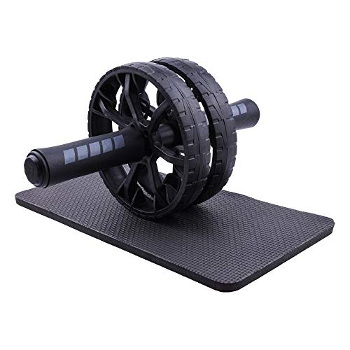 HHUPII AB Wheels Fitness Equipment for Home Gym No Ruido Rueda Abdominal AB Rodillo con Estera para Equipo de Entrenador Hip Musculoso