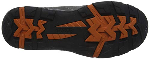 Hi-Tec Banderra II Low WP Wide, Zapatillas de Senderismo para Hombre, Gris (Charcoal/Graphite/Burnt Orange 51), 42 EU