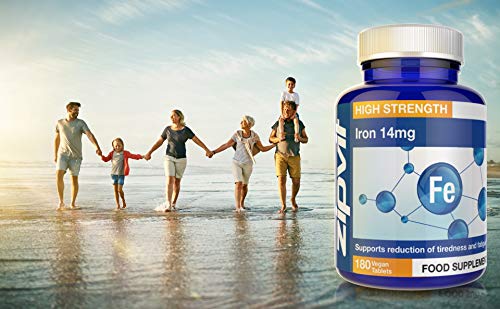 Hierro suplemento 14 mg, 180 Tabletas Veganas. Apoya la Función Cognitiva y el Sistema Inmunológico. Reduce Cansancio y Fatiga. Aprobado por la Sociedad Vegetariana. Hierro suplemento 14 mg, 180 Tabletas Veganas. Apoya la Función Cognitiva y el Sistema Inmunológico. Reduce Cansancio y Fatiga. Aprobado por la Sociedad Vegetariana.